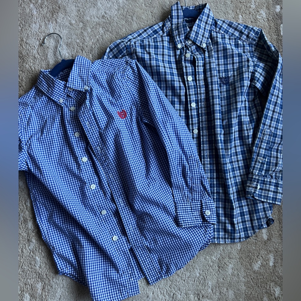 Pair of Polo Chaps size 8 Boys Dress Shirts